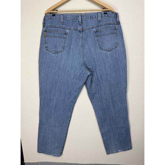Cinch Jeans Men's Size 42 x 34 Denim 5 Pocket Western Work Jeans Distressed - Picture 12 of 16